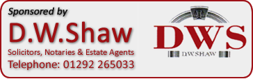 Sponsored by D.W. Shaw, Solicitors, Ayr